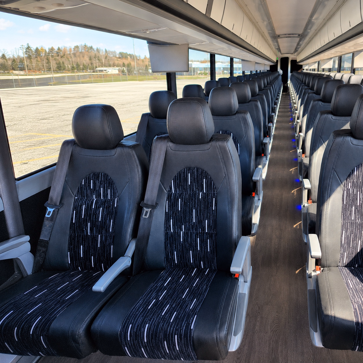 elyria charter bus interior