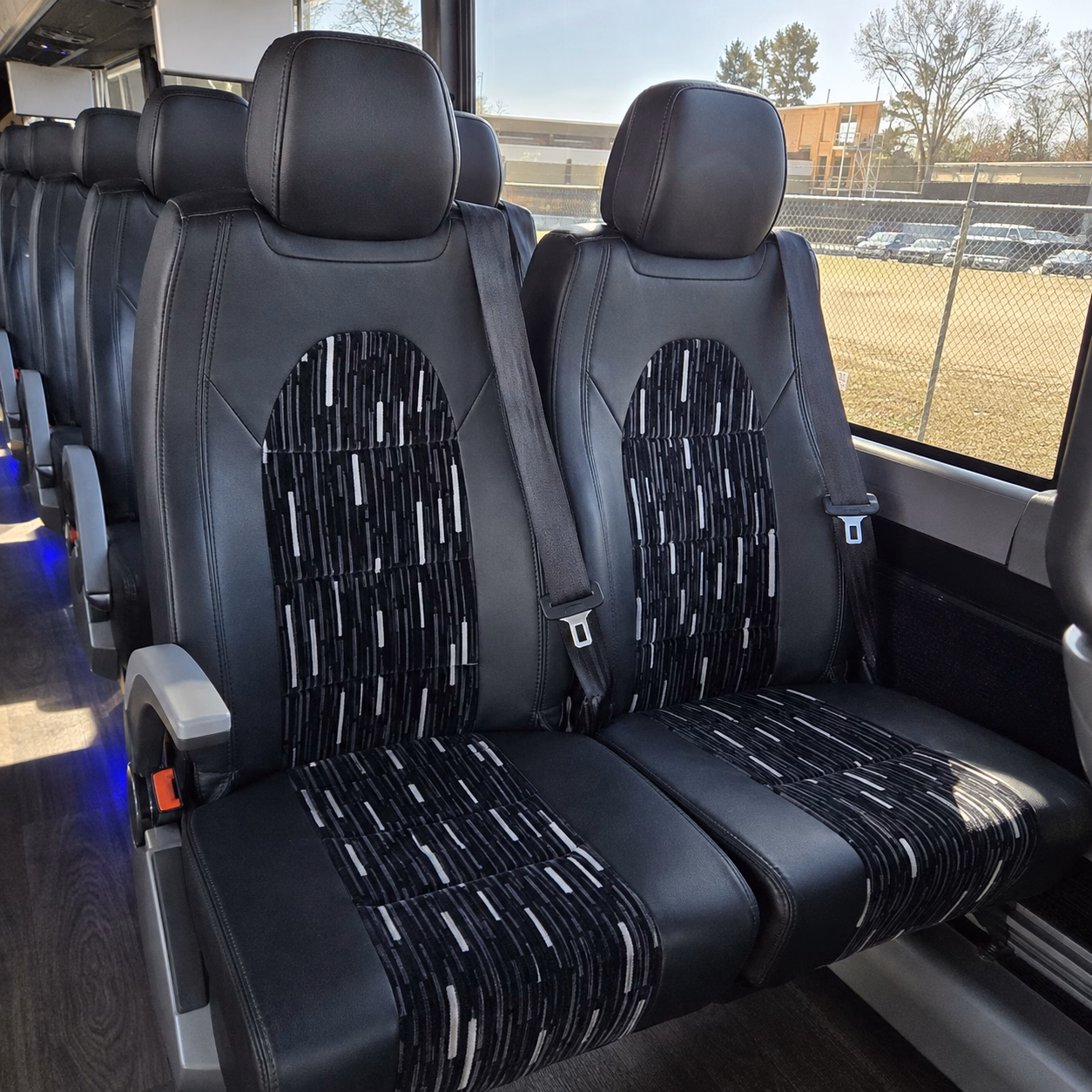 parma charter bus rental interior