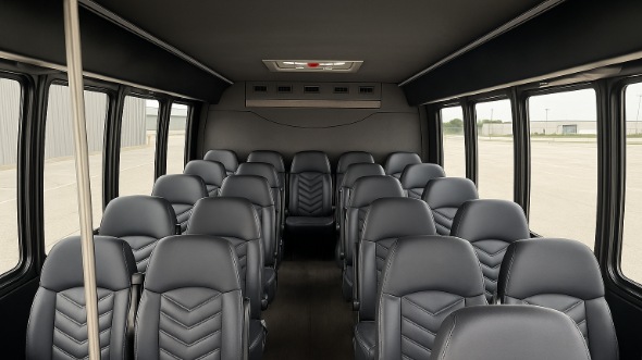 18 passenger minibus interior