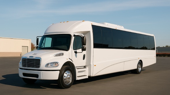 Exterior of Charter Bus Company Elyria's 20 Passenger Mini bus in Elyria
