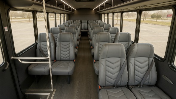 elyria 20 passenger minibus inside
