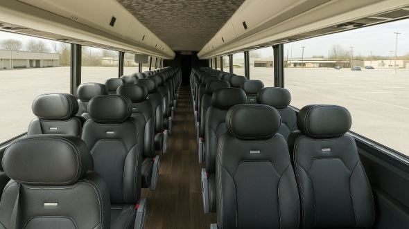 elyria 28 passenger minibus inside