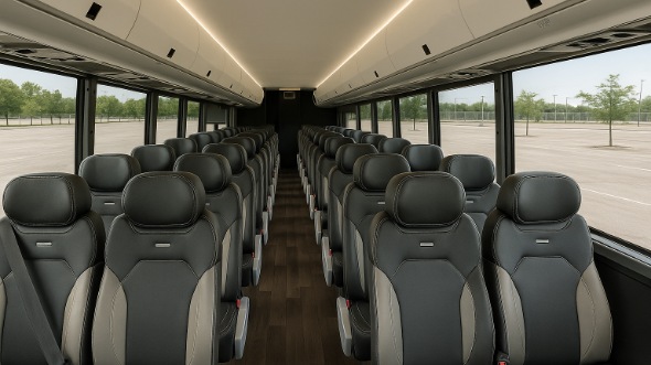 elyria 35 passenger minibus inside